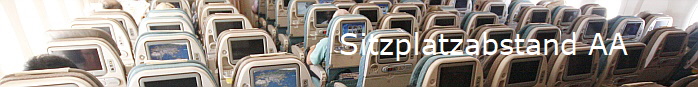 Sitzplatzabstand AA