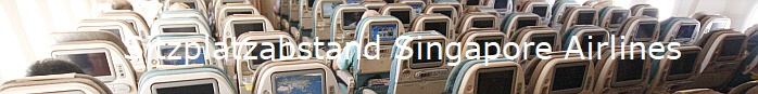 Sitzplatzabstand Singapore Airlines