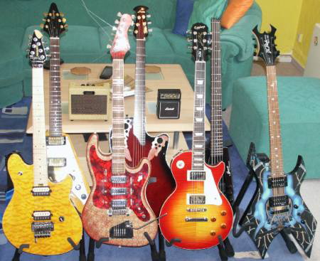 Lal@'s Gitarrenfamilie