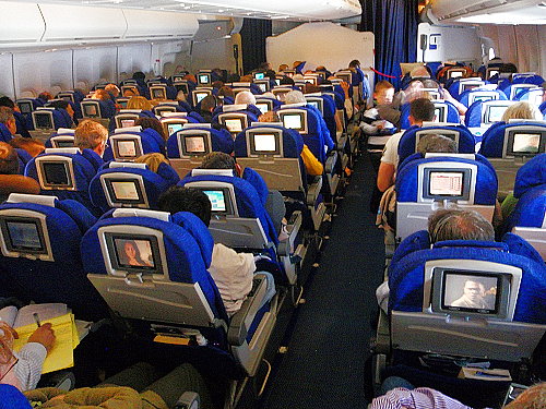 British Airways B 747-400 economy British Airways B 747-400 economy